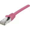 EXERTIS CONNECT Cat 6 F/UTP komutacinis kabelis, PoE, LSZH, rožinis, 5 m, RJ45, Snagless 854436