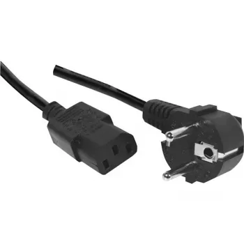Exertis Connect maitinimo laidas 3 m, kampuotas Schuko į C13, be halogenų, juodas 807951