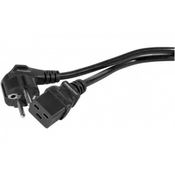 EXERTIS CONNECT 16 A maitinimo kabelis, kampuotas Schuko – tiesus C19, 3 m, juodas 808018