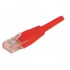 EXERTIS CONNECT Cat.5e U/UTP komutacinis kabelis, raudonas, 5,0 m, plonu apsauginiu antgaliu 853946