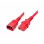 Exertis Connect IEC maitinimo kabelis C14 į C13, raudonas, 5,0 m 808048