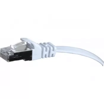 EXERTIS CONNECT plokščias U/FTP CAT.6 komutacinis kabelis, baltas, 2,0 m 845057