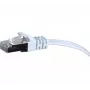 EXERTIS CONNECT plokščias U/FTP CAT.6 komutacinis kabelis, baltas, 2,0 m 845057