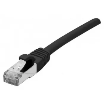 EXERTIS CONNECT Cat.6 F/UTP komutacinis kabelis, PoE, be halogenų, juodas, 15,0 m, ekranuotas su fiksatoriaus apsauga (850879)