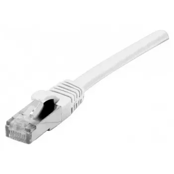 EXERTIS CONNECT Cat.6 F/UTP PoE LSZH baltas 30 m komutacinis kabelis su apsauginiu užraktu 854408