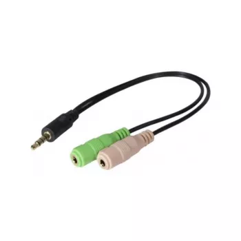 Exertis Connect CTIA ausinių adapteris - 3,5 mm TRRS į du TRS (ausinių/mikrofono skirstytuvas) 721135