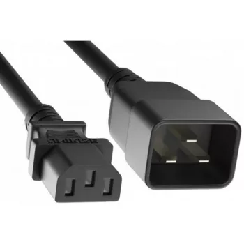 EXERTIS CONNECT maitinimo prailginimo kabelis IEC C20 į C13 3 m juodas 808001