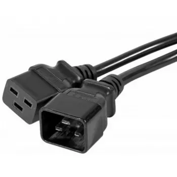 EXERTIS CONNECT IEC C20 į C19 maitinimo prailginimo kabelis, 3 m, juodas 808003