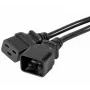 EXERTIS CONNECT IEC C20 į C19 maitinimo prailginimo kabelis, 3 m, juodas 808003