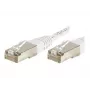 EXERTIS CONNECT CAT.6 F/UTP komutacinis kabelis, baltas, 10 m, plonos apsauginės movos, RJ45, 250 MHz, Gigabit Ethernet 853816