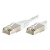 EXERTIS CONNECT CAT.6 F/UTP komutacinis kabelis, baltas, 10 m, plonos apsauginės movos, RJ45, 250 MHz, Gigabit Ethernet 853816