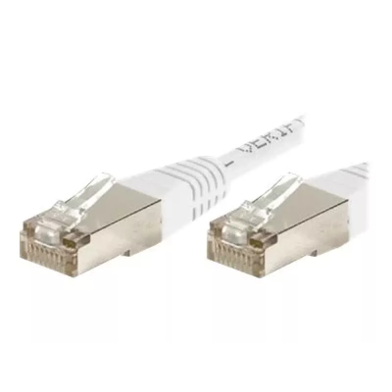 EXERTIS CONNECT CAT.6 F/UTP komutacinis kabelis, baltas, 10 m, plonos apsauginės movos, RJ45, 250 MHz, Gigabit Ethernet 853816