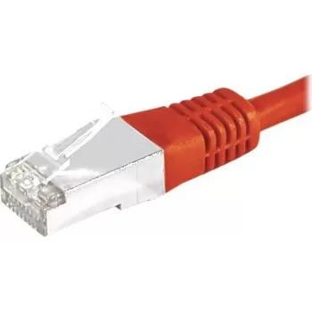 EXERTIS CONNECT Cat.6 S/FTP komutacinis kabelis, 0,3 m, raudonas 856820
