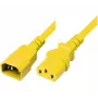 Exertis Connect IEC maitinimo kabelis C14 į C13 geltonas 1,8 m 808045