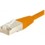 EXERTIS CONNECT Cat.6 S/FTP komutacinis kabelis, 20 m, oranžinis, Slimline Bend Protection 854474