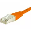 EXERTIS CONNECT Cat.6 S/FTP komutacinis kabelis, 20 m, oranžinis, Slimline Bend Protection 854474