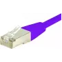 Exertis Connect 854451 Cat6 S/FTP komutacinis kabelis, 0,3 m, violetinės spalvos