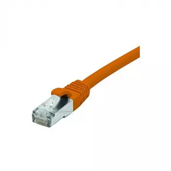 EXERTIS CONNECT CAT 6 F/UTP komutacinis kabelis, PoE, be halogenų, oranžinis, 25 m, RJ45, Snagless 854429