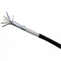Exertis Connect Cat6 lauko komutacinis kabelis RJ45 į RJ45, F/UTP, 20m, juodas 845046