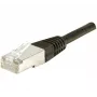 EXERTIS CONNECT CAT.6a F/UTP komutacinis kabelis, 0,15 m, juodas, 10 Gbps, plonas snagless apsauginis antgalis 850011
