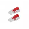 EXERTIS CONNECT RJ45 prievadų užraktas (10 vnt., mėlynas) su raktu – blokuoja neteisėtą prieigą prie tinklo 848943