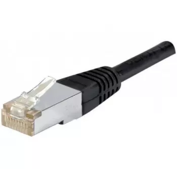 EXERTIS CONNECT Cat.6a F/UTP komutacinis kabelis, 2 m, juodas, 10 Gbps, plonas snagless 850016