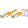 EXERTIS CONNECT Cat.6 S/FTP komutacinis kabelis, PiMF, oranžinis, 0,7 m 854466