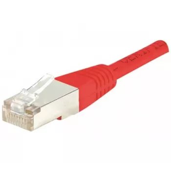 EXERTIS CONNECT Cat5e F/UTP komutacinis kabelis, RJ45, raudonas, 0,3 m 857050
