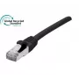EXERTIS CONNECT Cat. 6A S/FTP komutacinis kabelis, TPE, be halogenų, GRS sertifikuotas, snagless, juodas, 1,5 m 854549