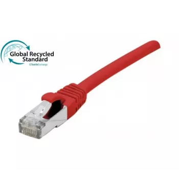 EXERTIS CONNECT Cat. 6A S/FTP komutacinis kabelis, raudonas, 0,3 m 854519