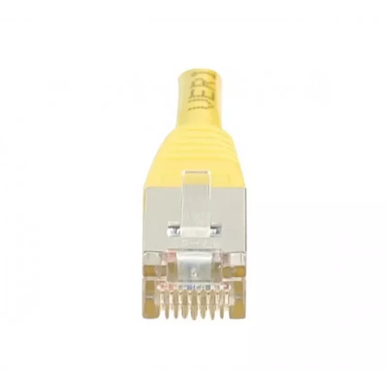 EXERTIS CONNECT Cat.6 F/UTP komutacinis kabelis, 20 m, geltonas, RJ45, Slimline Snagless Boot 853332