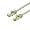 EXERTIS CONNECT Cat.6A S/FTP komutacinis kabelis, 90 m, pilkas, 10 Gbps, plonas snagless apsauginis gaubtelis 857795