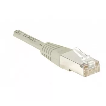 EXERTIS CONNECT Cat5e F/UTP komutacinis kabelis, pilkas, 0,15 m, plonas apsauginis antgalis 857800