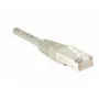 EXERTIS CONNECT Cat5e F/UTP komutacinis kabelis, pilkas, 0,15 m, plonas apsauginis antgalis 857800
