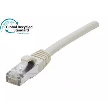 EXERTIS CONNECT RJ45 komutacinis kabelis Cat. 6, F/UTP, GRS sertifikuotas, pilkas, 5,0 m (854607)