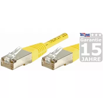 EXERTIS CONNECT Cat.6 S/FTP komutacinis kabelis, 0,15 m, geltonas 856813