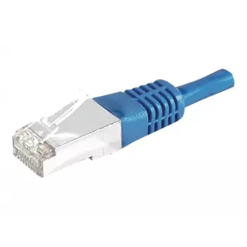 EXERTIS CONNECT Cat.6A S/FTP komutacinis kabelis, 10 m, mėlynas 858322