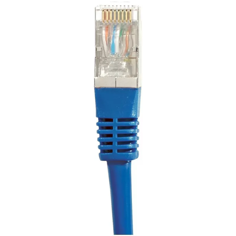 EXERTIS CONNECT Cat.6A S/FTP komutacinis kabelis, 10 m, mėlynas 858322