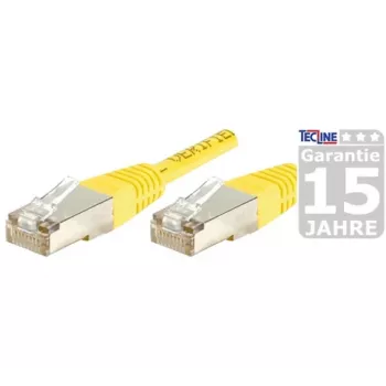 EXERTIS CONNECT Cat.6A S/FTP komutacinis kabelis, 25 m, geltonas 858340