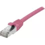 EXERTIS CONNECT Cat 6A S/FTP komutacinis kabelis, rožinis, 0,15 m, plonas apsauginis lankstas 854373
