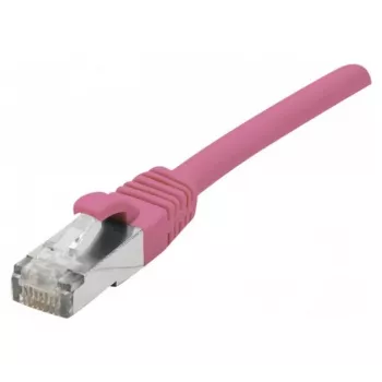EXERTIS CONNECT Cat 6A S/FTP komutacinis kabelis, rožinis, 0,15 m, plonas apsauginis lankstas 854373