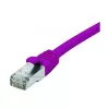 EXERTIS CONNECT Cat. 6 F/UTP komutacinis kabelis, PoE, be halogenų, violetinis, 15,0 m su fiksatoriaus apsauga 854416