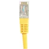 EXERTIS CONNECT Cat.6 S/FTP komutacinis kabelis, PiMF, geltonas, 0,5 m, RJ45, plonas snagless apsauginis gaubtas, LSZH 856831