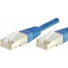 Exertis Connect 856832 Cat6 S/FTP komutacinis tinklo kabelis, 0,5 m, mėlynas
