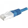 Exertis Connect 856832 Cat6 S/FTP komutacinis tinklo kabelis, 0,5 m, mėlynas
