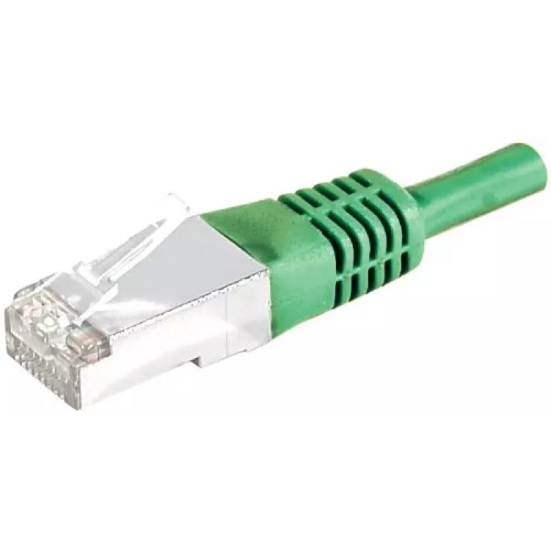 EXERTIS CONNECT Cat.6A S/FTP komutacinis kabelis, 15 m, žalias 858353