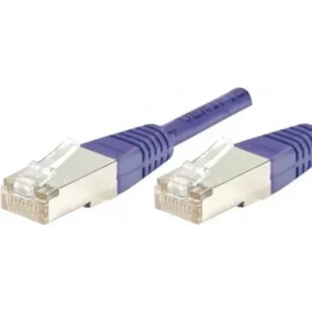 Exertis Connect 854450 Cat6 S/FTP tinklo komutacinis kabelis, violetinis, 0,15 m