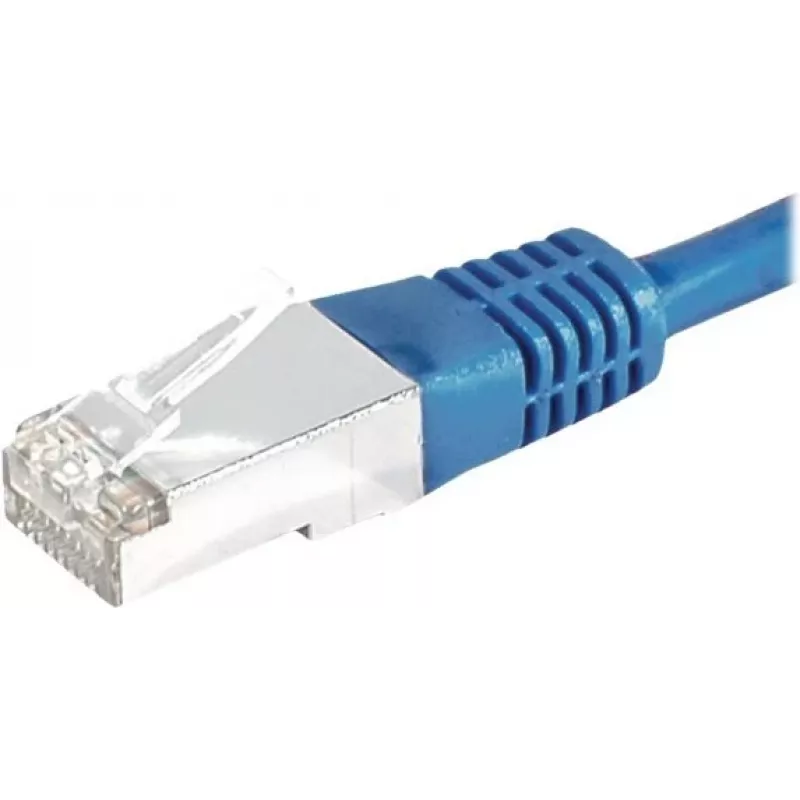 Exertis Connect 856850 Cat6 S/FTP komutacinis kabelis, 1 m, mėlynas
