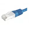 Exertis Connect 856850 Cat6 S/FTP komutacinis kabelis, 1 m, mėlynas