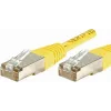 Exertis Connect Cat6 S/FTP komutacinis kabelis, 1 m, geltonas 856849